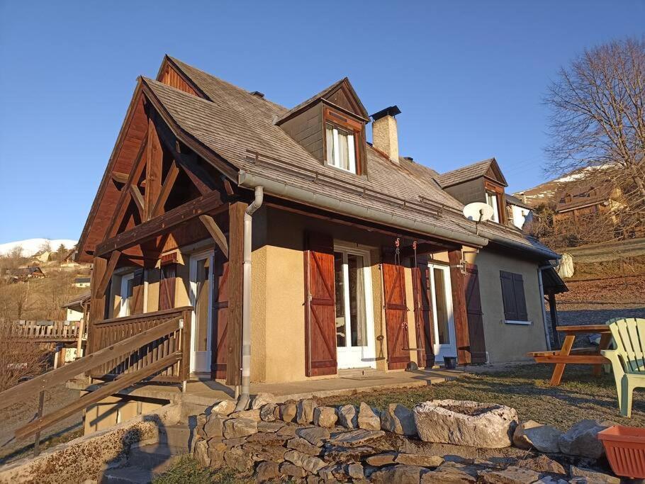 Maison De Montagne Au Calme Avec Cheminee Poubeau Ngoại thất bức ảnh